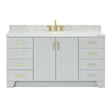 Taylor 67" Free Standing Single Basin Vanity Set with Cabinet and Quartz Vanity Top