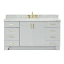 Taylor 67" Free Standing Single Basin Vanity Set with Cabinet and Quartz Vanity Top
