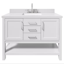 Bayhill 49" Free Standing Single Basin Vanity Set with Cabinet and Quartz Vanity Top