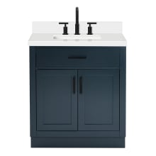 Hepburn 31" Free Standing Single Basin Vanity Set with Cabinet and Quartz Vanity Top