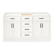 Hepburn 60" Double Free Standing Vanity Cabinet Only - Less Vanity Top