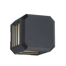 Logone Single Light 6" Tall LED Outdoor Wall Sconce