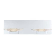 H2O 2 Light 15-3/4" Wide Integrated LED Bathroom Vanity Light with Quattro Dimming
