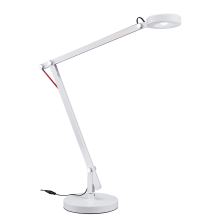 Amsterdam Single Light 24" Tall Integrated LED Swing Arm Desk Lamp