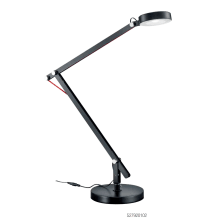 Amsterdam Single Light 24" Tall Integrated LED Swing Arm Desk Lamp