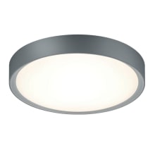 Clarimo Single Light 13" Wide Integrated LED Flush Mount Drum Ceiling Fixture