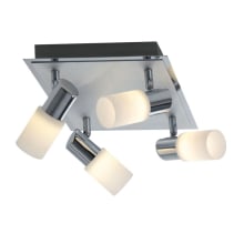Dallas 4 Light 9" Wide Integrated LED Accent Light Square Ceiling Fixture with Quattro Dimming