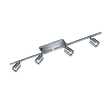 Cayman 4 Light 33" Wide Integrated LED Fixed Rail Ceiling Fixture with Quattro Dimming