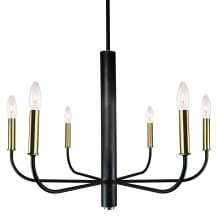 Avalon 6 Light 25" Wide Candle Style Chandelier