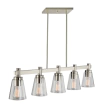 Clarence 5 Light 43" Wide Linear Chandelier