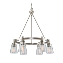 Clarence 6 Light 28" Wide Chandelier
