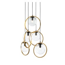 Lugano 5 Light 17" Wide Multi Light Pendant