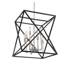 Elements 8 Light 20" Wide Taper Candle Chandelier