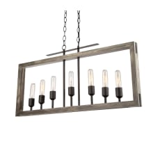 Gatehouse 7 Light 35" Wide Linear Chandelier