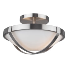 Cara 2 Light 13" Wide Flush Mount Bowl Ceiling Fixture