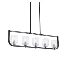 Cheshire 5 Light 5" Wide Linear Pendant