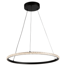 Nova 20" Wide LED Ring Chandelier