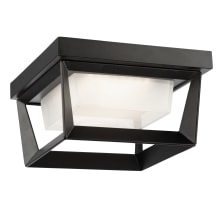 Waterbury 10" Wide LED Flush Mount Outdoor Ceiling Fixture