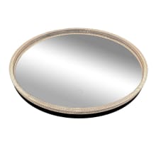 Reflections 23-5/8" Diameter LED Circular Beveled Acrylic, Aluminum, and Glass Accent Mirror