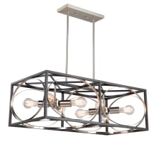 Corona 8 Light 30" Wide Linear Chandelier