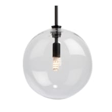 Pinpoint 8" Wide Semi-Flush Globe Ceiling Fixture
