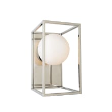 Eclipse 12" Tall Wall Sconce with Frosted Glass Shade