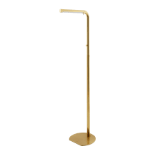 Sadie 61" Tall LED Arc Floor Lamp - Antique Brass