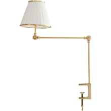 Tilt and Clamp 17" Tall Swing Arm Desk Lamp