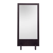 Banfi 80" x 38" Rectangular Flat Wood Full Length Mirror