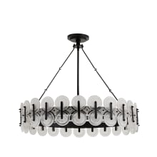 Rondelle 8 Light 31" Wide Drum Chandelier