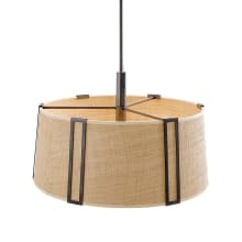 Amida 3 Light 29" Wide Drum Chandelier