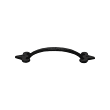 Fleur de Lis 10" Long Traditional Surface Mount / Front Mount Arch Cabinet Handle / Drawer Pull