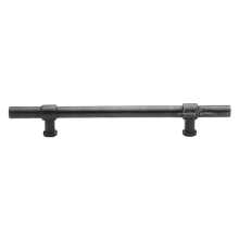 Bar 8" Center to Center 12-3/4" Long Industrial Pipe Style Solid Bronze Appliance Handle / Appliance Pull