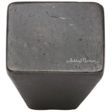 Solid Bronze 1-1/4 Inch Square Cabinet Knob