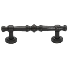 Kali Solid Bronze 3-3/4" Center to Center Traditional Knuckle Cabinet Bar Pull / Cabinet Bar Handle