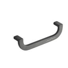 Arc Offset 3-3/4" Center to Center Handle Cabinet Pull - Solid Bronze