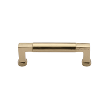 Bauhaus Solid Brass 4 Inch Center to Center Smooth Handle Cabinet Pull