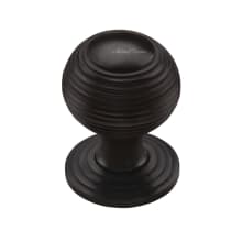 Solid Brass 1-1/4 Inch Round Cabinet Knob