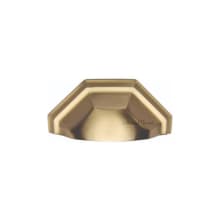 Solid Brass 3-1/2 Inch Center to Center Cup Cabinet Pull
