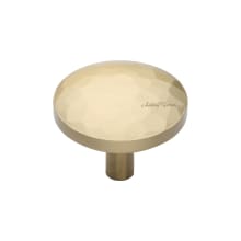 Hammered Tayo 1-1/4 Inch Mushroom Cabinet Knob from the Solid Brass Collection