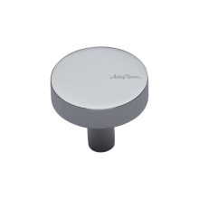 Modern Disc 1-1/4 Inch Mushroom Cabinet Knob from the Solid Brass Collection