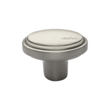 Oscar 1-5/8 Inch Oval Cabinet Knob from the Solid Brass Collection