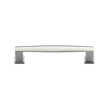Hudson 4 Inch Center to Center Handle Cabinet Pull from the Solid Brass Collection