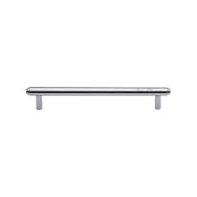 Geneva Solid Brass 4" Center to Center Stepped Bar Cabinet Pull - Cabinet Stepped Bar Handle
