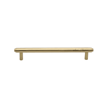 Geneva Solid Brass 8" Center to Center Stepped Bar Cabinet Pull - Cabinet Stepped Bar Handle