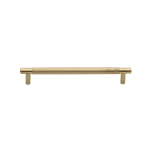 Solid Brass 10 Inch Center to Center Bar Diamond Knurled Cabinet Pull