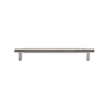 Solid Brass 10 Inch Center to Center Bar Diamond Knurled Cabinet Pull