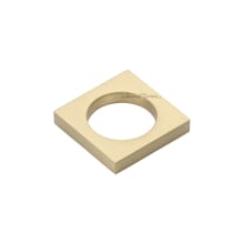 Solid Brass 1-9/16" Designer Modern Cabinet Knob