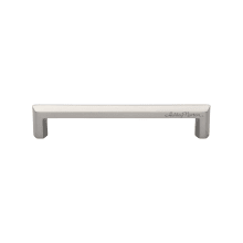 Hex Profile 6 Inch Center to Center Handle Cabinet Pull from the Solid Brass Collection