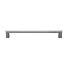 Hex Profile 8 Inch Center to Center Handle Cabinet Pull from the Solid Brass Collection